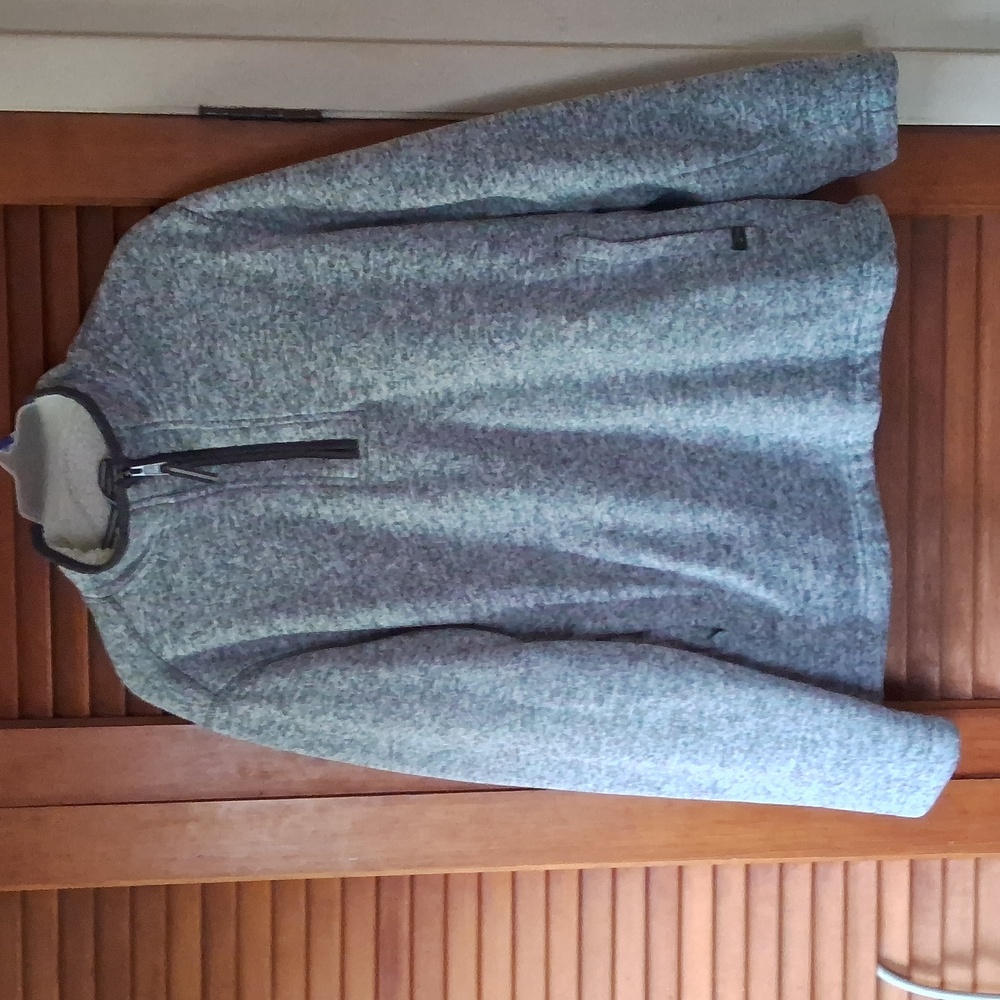 Orvis men's size medium quarter zip pullover sherpa lined sweatshirt